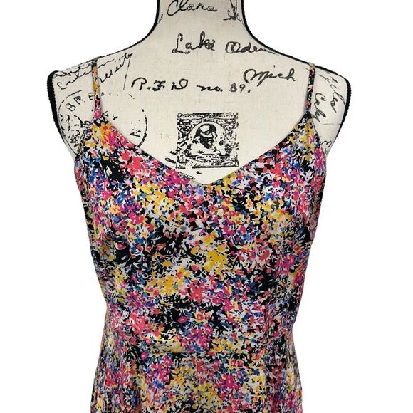 Gap Y2K Multicolored Floral Print Casual Summer Slip Dress, Small - Picture 4 of 10